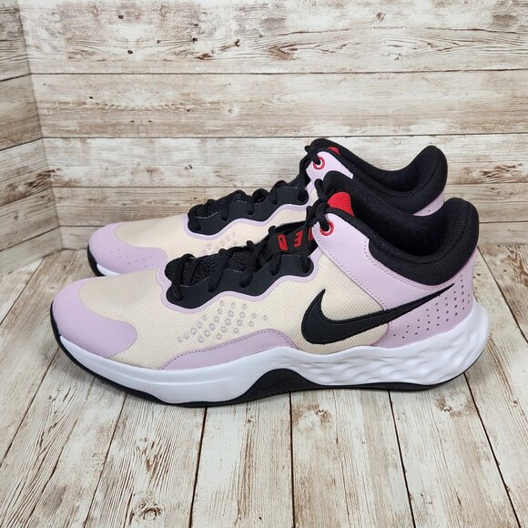 NIKE Fly.By Mid 3 Pearl White Doll Mens 13 Athletic Basketball Shoes DD9311-200 main image 4